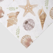 Tissuepapier met ontwerp uit de Mariene Levens Ser (Detail)
