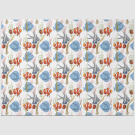 Tissuepapier met ontwerp uit de serie 'Zeedieren'