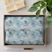 Tissuepapier met schildpad decoupage, zeeschildpad (Geschenk)