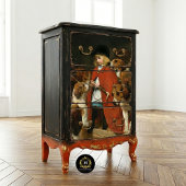 Tissuepapier met vintage afbeeldingen van honden