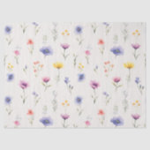 Tissuepapier met wilde bloemenweide (Voorkant)