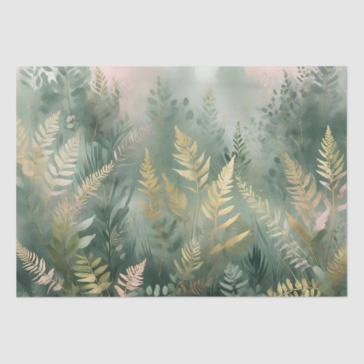 Tissuepapier Misty Forest Elegance (Voorkant)