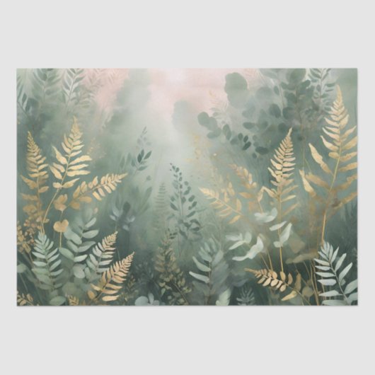 Tissuepapier Misty Forest Elegance (Voorkant)