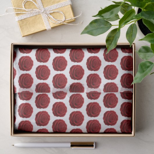 Tissuepapier - Roos (Geschenk)