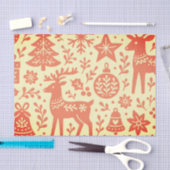 TISSUEPAPIER SCANDINAVISCH KERSTPATROON (Craft)