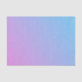 Tissuepapier van roze naar blauwe ombré (Voorkant)