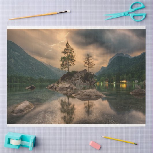 tissuepapier voor alpen-meren (Craft)