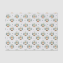 Tissuepapier voor babyfeest cadeau Winter Woodland