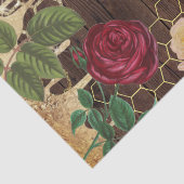 tissuepapier voor bijen en rozen (Detail)