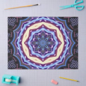 tissuepapier voor blauwe bloem (Craft)