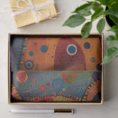 Tissuepapier voor decoupage met regenbooghond (Geschenk)