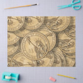 tissuepapier voor dollarmunten (Craft)