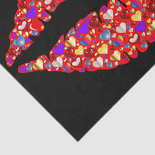tissuepapier voor liefdeslippen (Detail)