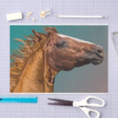 tissuepapier voor paardenkoppen (Craft)