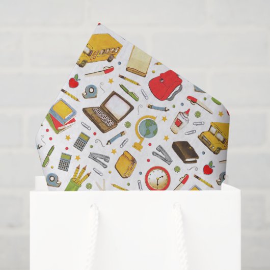 Tissuepapier voor schoolleraren (Cadeauzakje)