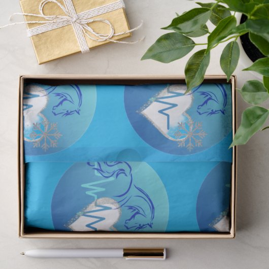 Tissuepapier Winterlogo (Geschenk)