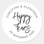 Tissues for Your Happy Tears Wedding Sticker | Min (Voorkant)