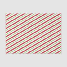 TISSYPAPIER ROOD EN GROEN GESTREEPT