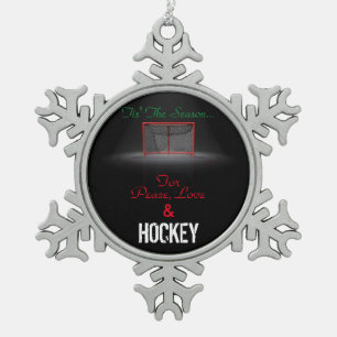 TIS'THE SEASON TIN SNEEUWVLOK ORNAMENT