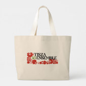 Tisza canvas tas 40ste verjaardag (Achterkant)