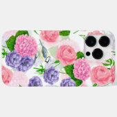 Tit-vogel en -bloemen Case-Mate iPhone case (Achterkant (horizontaal))
