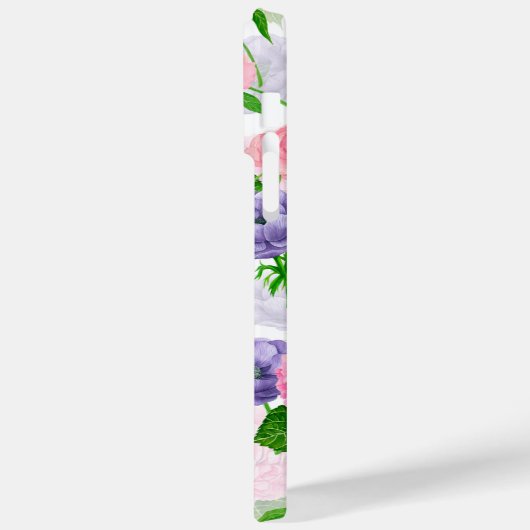 Tit-vogel en -bloemen Case-Mate iPhone case (Achterkant / Links)