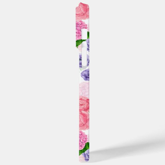 Tit-vogel en -bloemen Case-Mate iPhone case (Achterkant / Links)