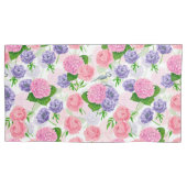 Tit-vogel en -bloemen kussensloop (Voorkant-Links)