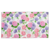 Tit-vogel en -bloemen kussensloop (Voorkant-Rechts)