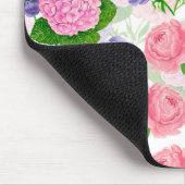 Tit-vogel en -bloemen muismat (Hoek)