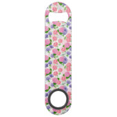 Tit-vogel en -bloemen speed flessenopener (Voorkant)