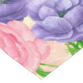 Tit-vogel en -bloemen tafelkleed (Gekanteld)