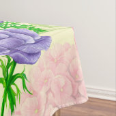 Tit-vogel en -bloemen tafelkleed (Voorbeeld)