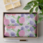 Tit-vogel en -bloemen tissuepapier (Geschenk)