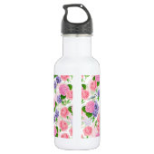 Tit-vogel en -bloemen waterfles  (Achterkant)