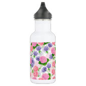 Tit-vogel en -bloemen waterfles  (Rechts)