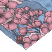 Tit-vogels in de lila tuin tafelkleed (Gekanteld)