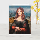 Tit voor die apathische verjaardag Kaart (Gele Bloem)