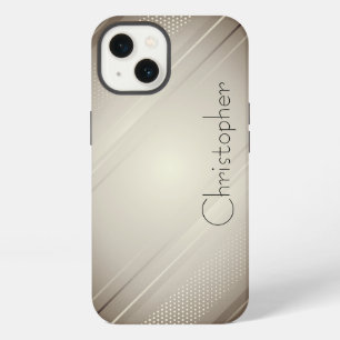Titaan goud RVS afdruk iPhone 13 Hoesje