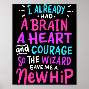 Titaan Heupvervangende Chirurgie Humor Grappig Nie Poster