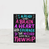 Titaan Heupvervanging Chirurgie Humor Grappig Nieu Kaart (Voorkant)