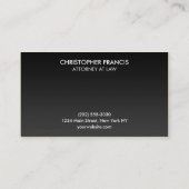 Titaanmonogram visitekaartjes (Achterkant)