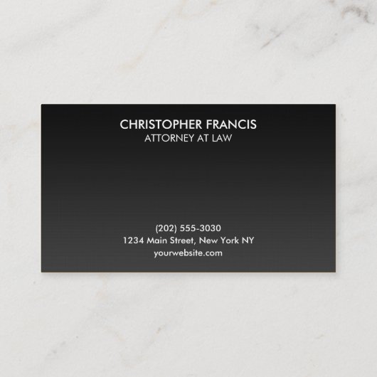 Titaanmonogram visitekaartjes (Achterkant)