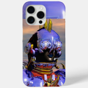 TITAN CYBORG, Blue Gem Science Fiction, Scifi iPhone 15 Pro Max Hoesje