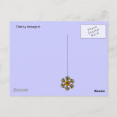 TITAN CYBORG PORTRAIT Blue Science Fiction,Scifi Briefkaart (Achterkant)