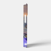 TITAN CYBORG PORTRAIT Blue Science Fiction, Scifi Case-Mate iPhone Case (Achterkant / Rechts)