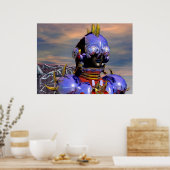TITAN CYBORG PORTRAIT Science Fiction,Scifi Poster (Keuken)