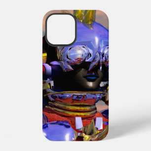 TITAN CYBORG PORTRET Blauw Sciencefiction ,Scifi iPhone 12 Hoesje