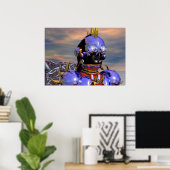 TITAN CYBORG PORTRET Sciencefiction,Scifi Poster (Thuiskantoor)