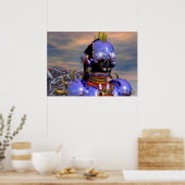 TITAN CYBORG PORTRET Sciencefiction,Scifi Poster (Keuken)